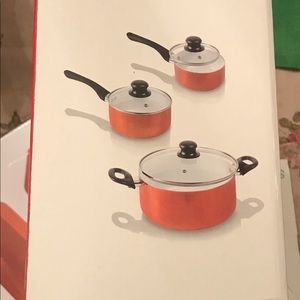 Metallic cookware, 6-piece